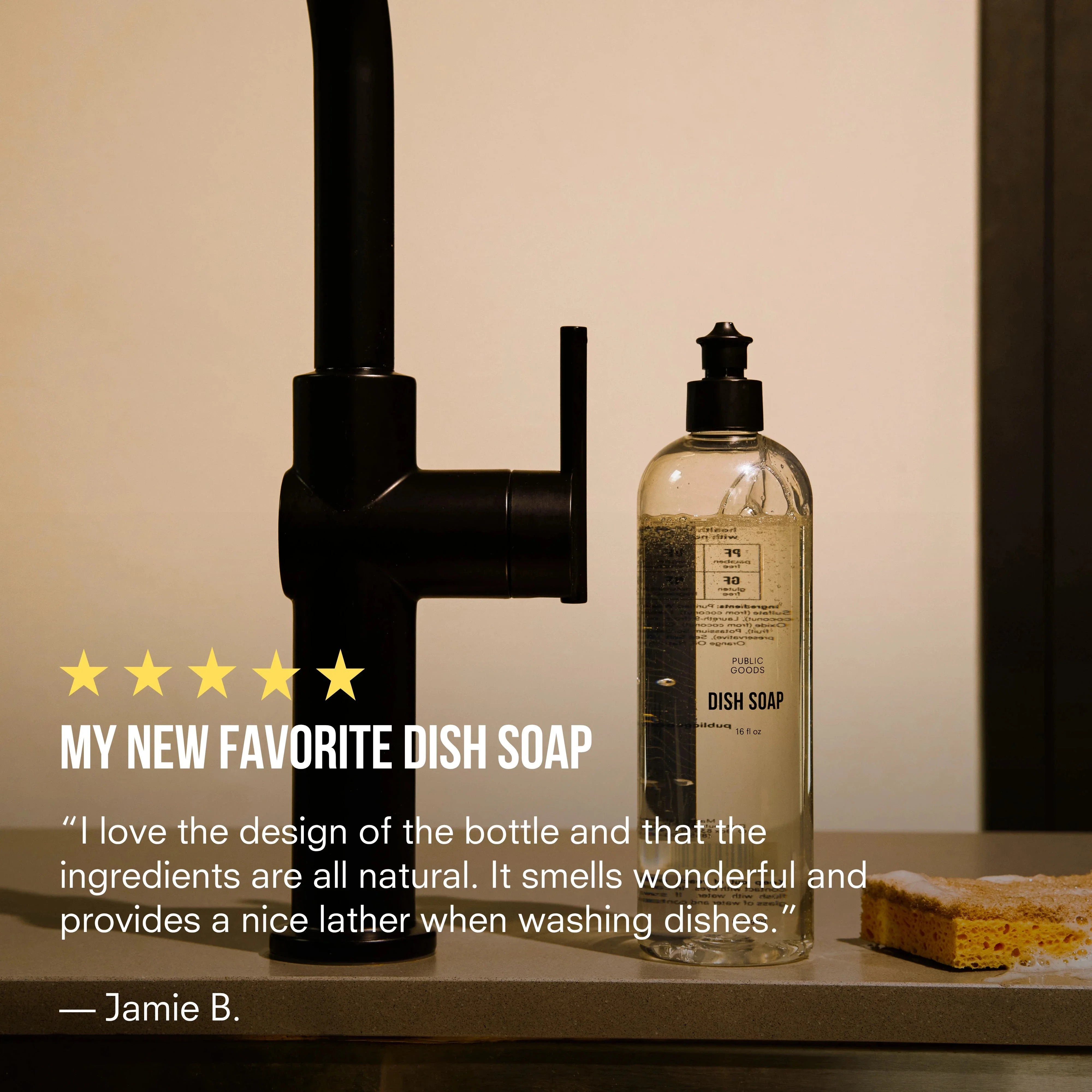 Mandarin Basil Dish Soap - Image 3